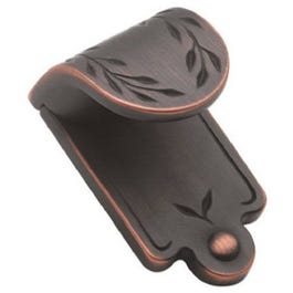 1-7/8 x 1-1/16-In. Bronze Inspirations Leaf Finger  Cabinet Pull