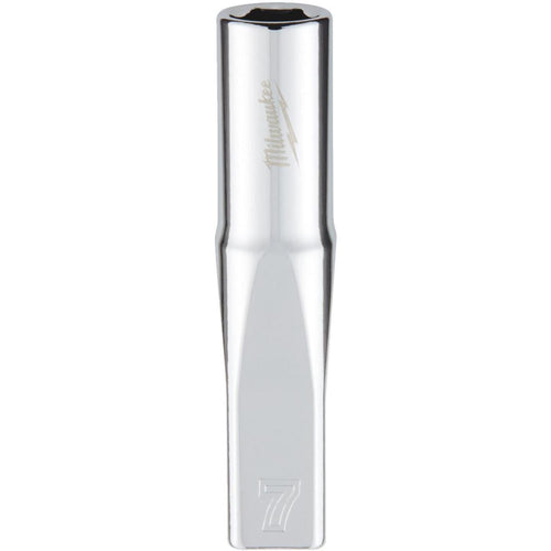 Milwaukee 1/4 In. Drive 7 mm 6-Point Deep Metric Socket with FOUR FLAT Sides