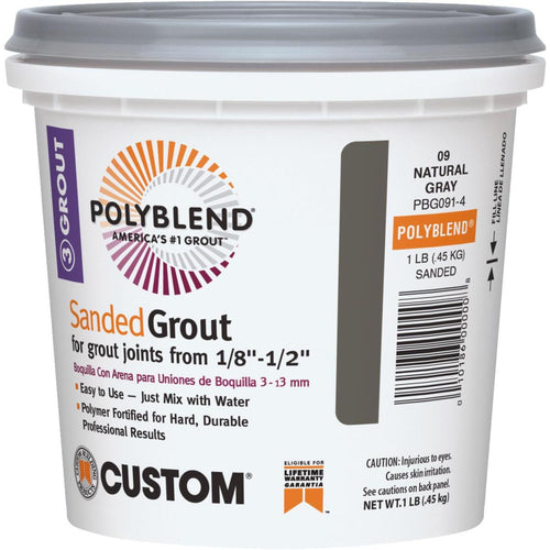 Custom Building Products Polyblend  1 Lb. Bone Sanded Tile Grout
