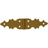2-Pk., 5/8 x 2.75-In. Brass Decorative Hinges