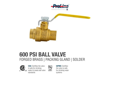 BK Products Brass SWT Ball Valve - Non-Potable