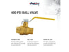 BK Products Brass SWT Ball Valve - Non-Potable