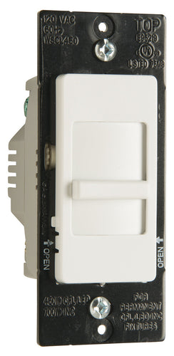 Legrand Pass & Seymour® Wide Slide Series CFL/LED/Incandescent Single Pole/3-Way Paddle Slide Dimmer
