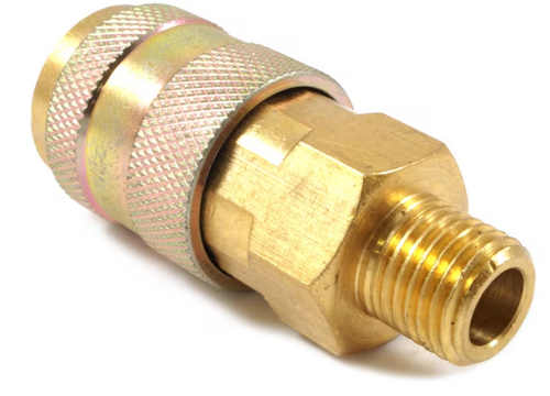 Forney Industries, Inc. Universal Coupler, 1/4 in x 1/4 in MNPT
