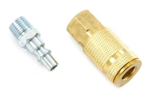 Forney Aro Style Coupler/Plug Set, 1/4 in