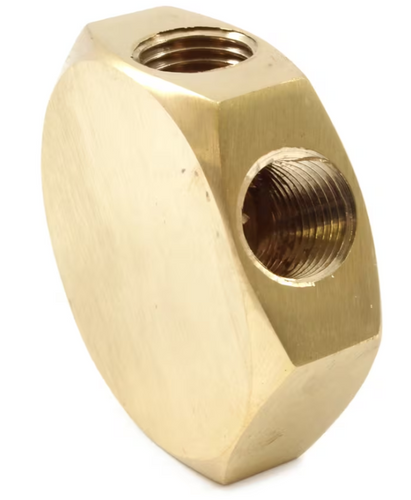 Forney Manifold, Brass, 3-in-1, 1/4 in NPT