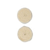 Forney Buffing Wheel, Cotton, Replacement 1-1/2 in (2-Pack)