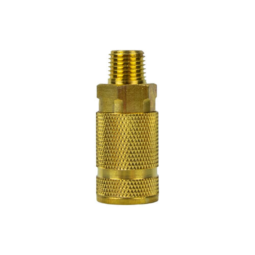 Forney Industries Aro Style Coupler, 1/4 in x 1/4 in MNPT