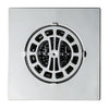Danco Square Hair Catcher for Shower Drain in Chrome