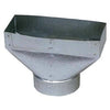 HVAC Register Boot, Galvanized, 2.25 x 10 to 6-In.